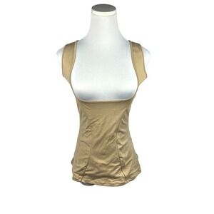 Maidenform Control Shapewear Wear Your Own Bra Open Bust Torsette 1866 Beige‎ XL